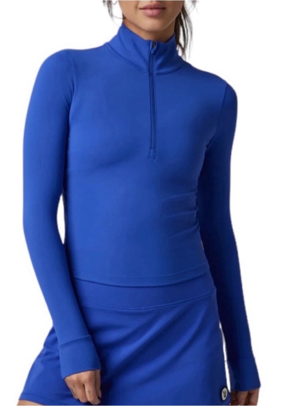 Vuori Studio Half Zip Top Long Sleeve Small NWT